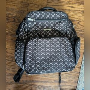 Bananafish Black Breast Pump Backpack Diaper Bag